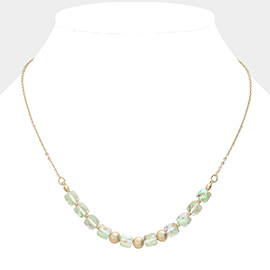 Faceted Beaded Necklace