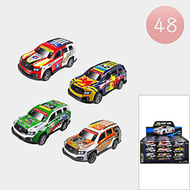 48PCS - Die Cast Pull Back Toy Cars