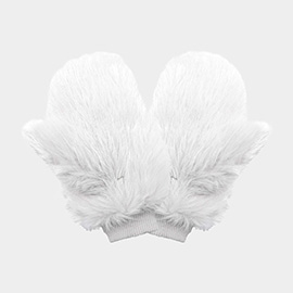 Faux Fur Mitten Gloves