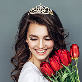 Crystal Rhinestone Happy Birthday Party Tiara