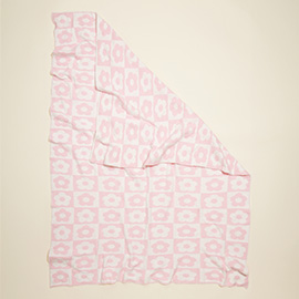 Flower Patterned Throw Blanket