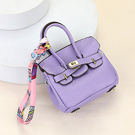 Faux Leather Elegant and Stylish Mini Purse / Bag Charm