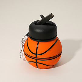 Collapsible Basketball Water Bottle