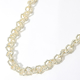 14K Gold Plated Chunky Chain Necklace