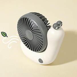 Portable USB Rechargeable Snail Desktop Fan