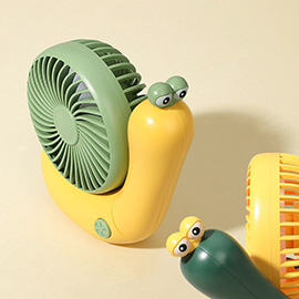 Portable USB Rechargeable Snail Desktop Fan