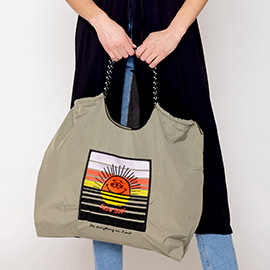 Sun Rope Nylon Tote Bag