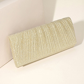 Sparkly Fabric Evening Clutch / Crossbody Bag