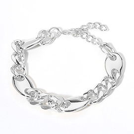 14K Gold Plated Mariner Link Chain Bracelet