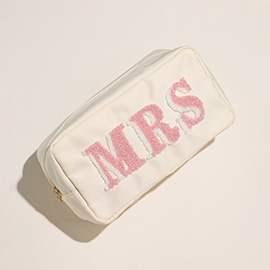MRS Message Patch Embroidered Pouch Bag / Organizer