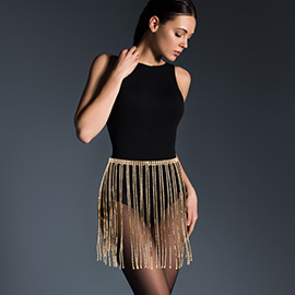Rhinestone Fringe Chandelier Skirt Belt / Body Chain