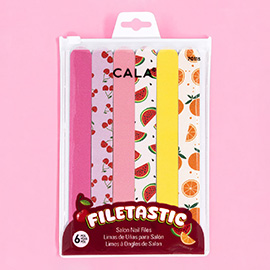 6PCS - Fruit Party Nail Files