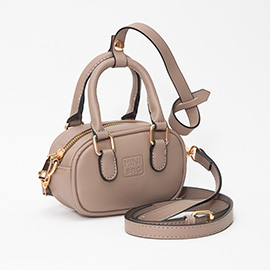 Faux Leather Bag Charm / Mini Bag / Crossbody Bag