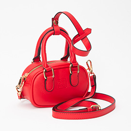 Faux Leather Bag Charm / Mini Bag / Crossbody Bag