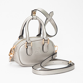 Faux Leather Bag Charm / Mini Bag / Crossbody Bag
