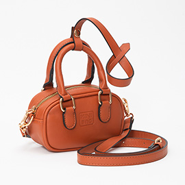 Faux Leather Bag Charm / Mini Bag / Crossbody Bag