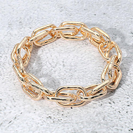 Metal Link Stretch Bracelet