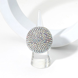 Stone Paved Done Stretch Ring
