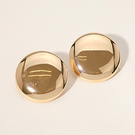 Metal Disc Earrings