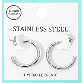 Stainless Steel Hoop Earrings