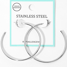 Stainless Steel Hoop Earrings