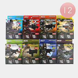 12PCS - 8 in 1 Fire Arms Toys