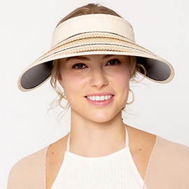 Zigzag Line Visor Hat