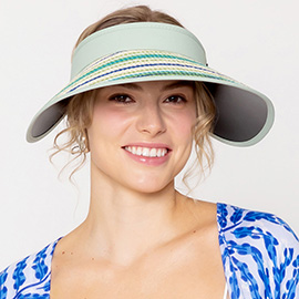 Zigzag Line Visor Hat