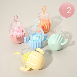 12PCS - Cactus Case Beauty Blend Makeup Sponge
