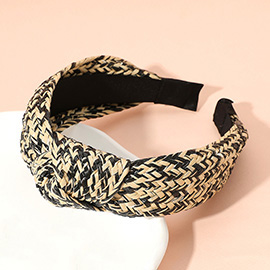 Raffia Weave Knot Headband