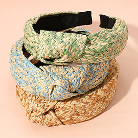Raffia Weave Knot Headband
