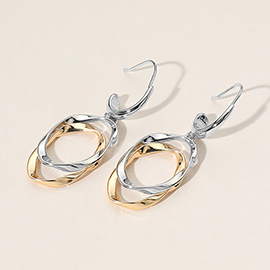Twisted Metal Dangle Earrings