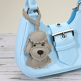 Faux Leather Dog Bag Charm
