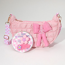 HOT FOCUS - Kids Bowtiful Puffer Crossbody Bag