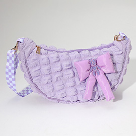 HOT FOCUS - Kids Bowtiful Puffer Crossbody Bag