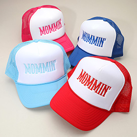 MOMMIN Embroidered Mesh Back Trucker Hat