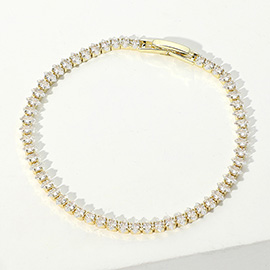 Marquise CZ Stone Tennis Chain Evening Bracelet
