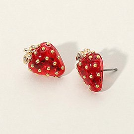 Strawberry Stud Earrings