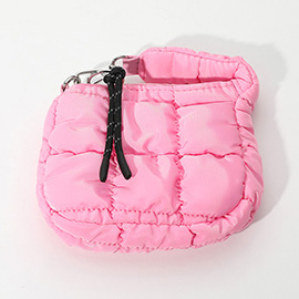 Quilted Puffer Mini Purse Bag / Bag Charm