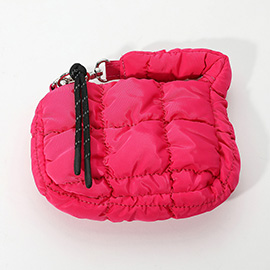 Quilted Puffer Mini Purse Bag / Bag Charm