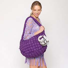 Quilted Puffer Mini Purse Bag / Bag Charm