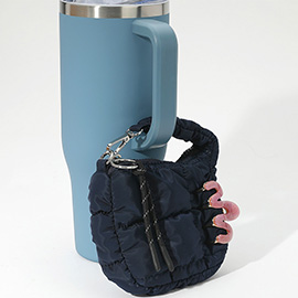 Quilted Puffer Mini Purse Bag / Bag Charm