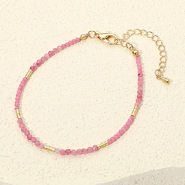 Faceted Beaded Bracelet
