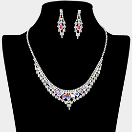 Rhinestone Paved Necklace