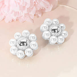 Floral Pearl Earrings