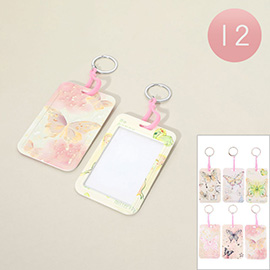 12PCS - Butterfly Luggage Bag Tags
