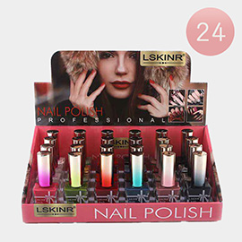 24PCS - Glossy Long-lasting Finish Professional Nail Polish Set