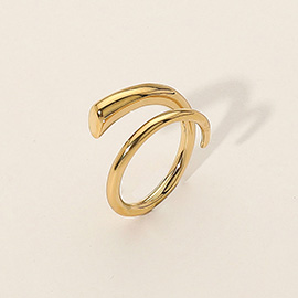SECRET BOX_Stainless Steel Minimalist Adjustable Ring