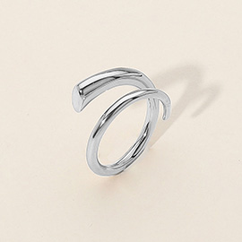 SECRET BOX_Stainless Steel Minimalist Adjustable Ring