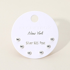 SECRET BOX_Minimalist Ball Stud Earring Set